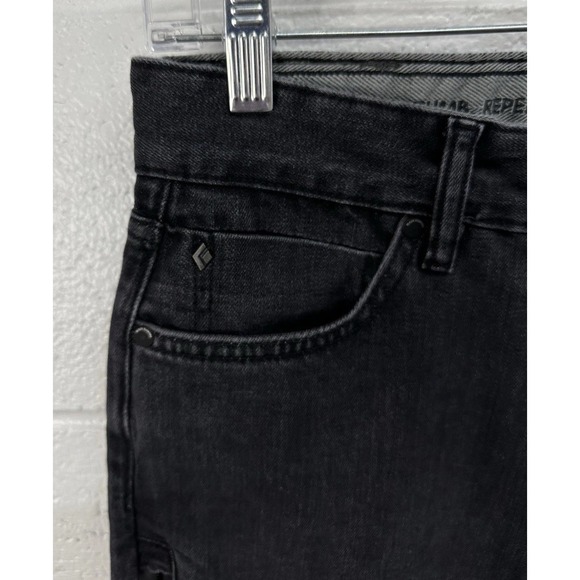 NWT Black Diamond Mission Wool Denim Climbing Jeans Gray Black Men's 30x32 Slim - Picture 3 of 6